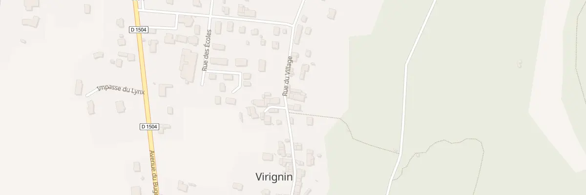 Plan du 430 Rue du Village à Virignin