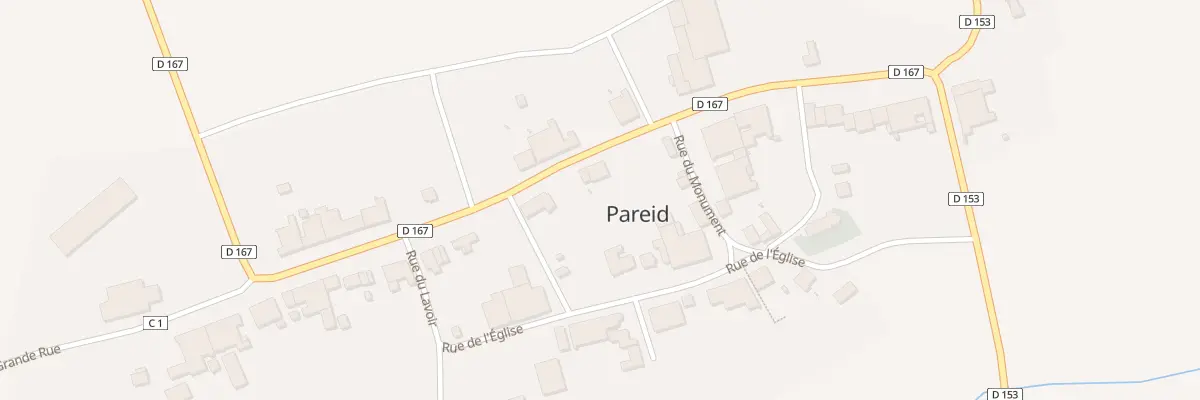 Plan du 28 Gr Grande Rue à Pareid