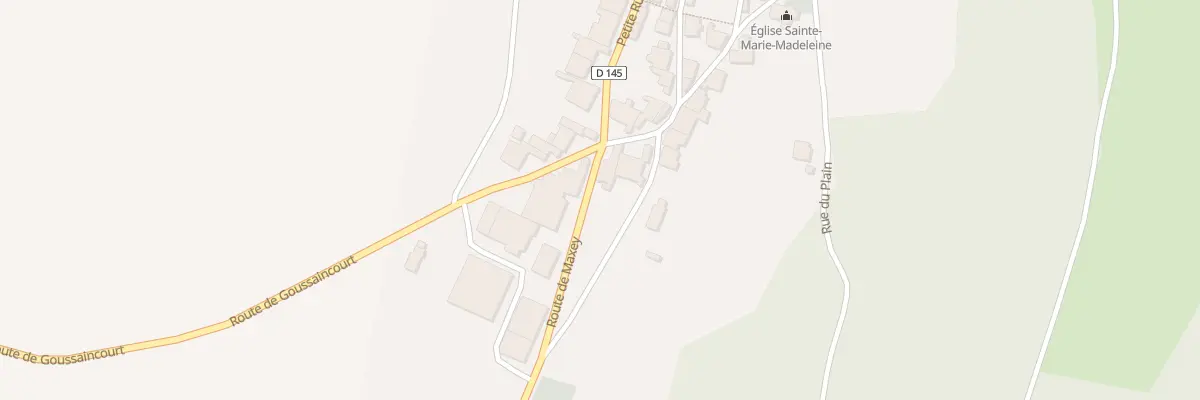 Plan du 2 Rue de l’Eglise à Brixey-aux-Chanoines