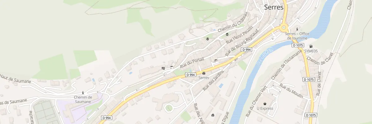 Plan du 20 Rue du Portail à Serres