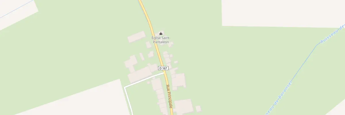 Plan du 5 Rue Principale à Lanhères