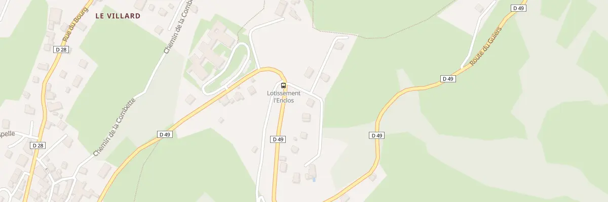 Plan du 66 Lot de l’Enclos à Miribel-les-Échelles