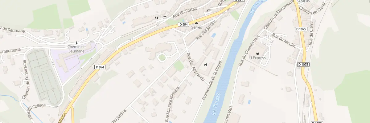 Plan du 1 Rue des Apprentis à Serres
