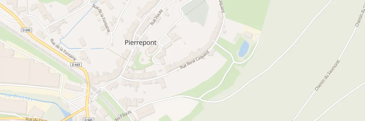 Plan du 22B Rue Caquard Rene à Pierrepont