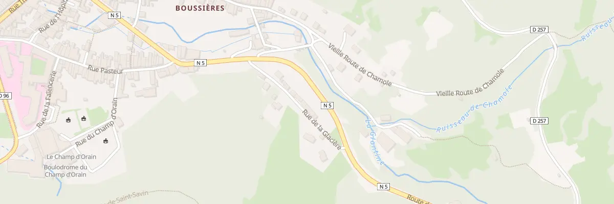Plan du 7 Rue de la Glacière à Poligny