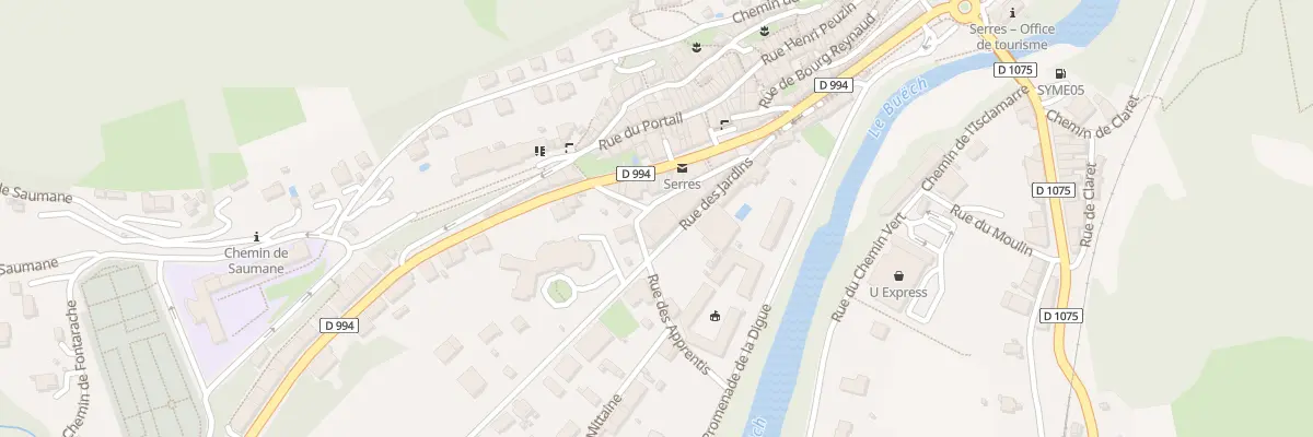 Plan du 3 Rue du Seminaire à Serres