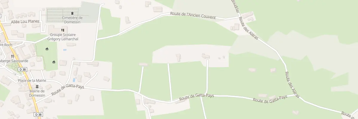 Plan du 395 Rte de Gatta Pays à Domessin