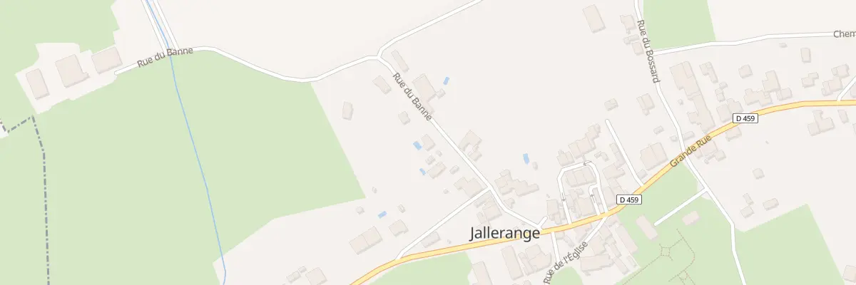 Plan du 7 Rue de Banne à Jallerange