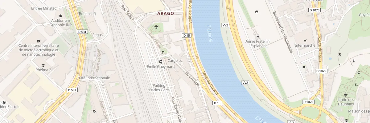 Plan du 3 Quai de la Graille à Grenoble