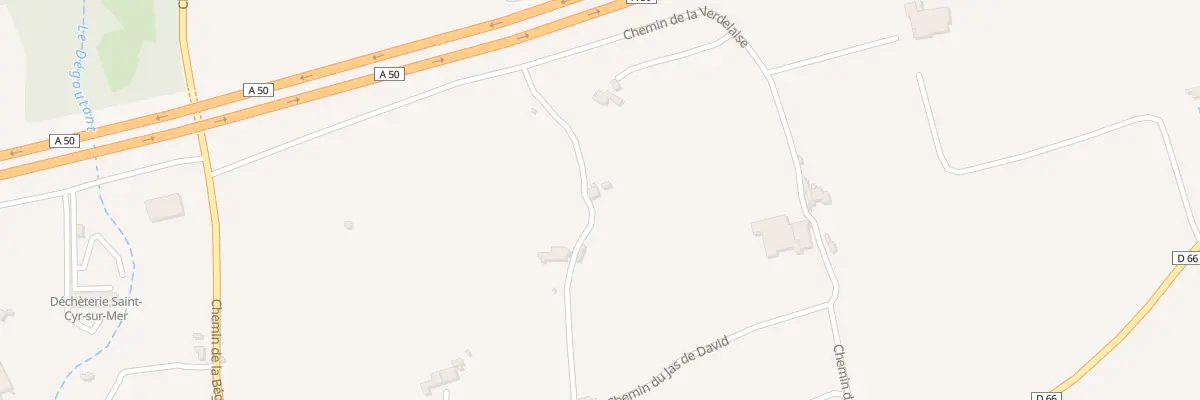 Plan du 602 Che de Cagueloup à Saint-Cyr-sur-Mer