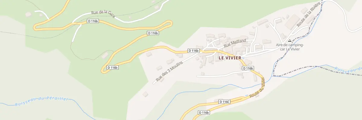 Plan du 132 Rte du Vivier à La Motte-Saint-Martin