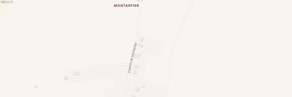 Plan du 544 Che de Montarfier à Virignin