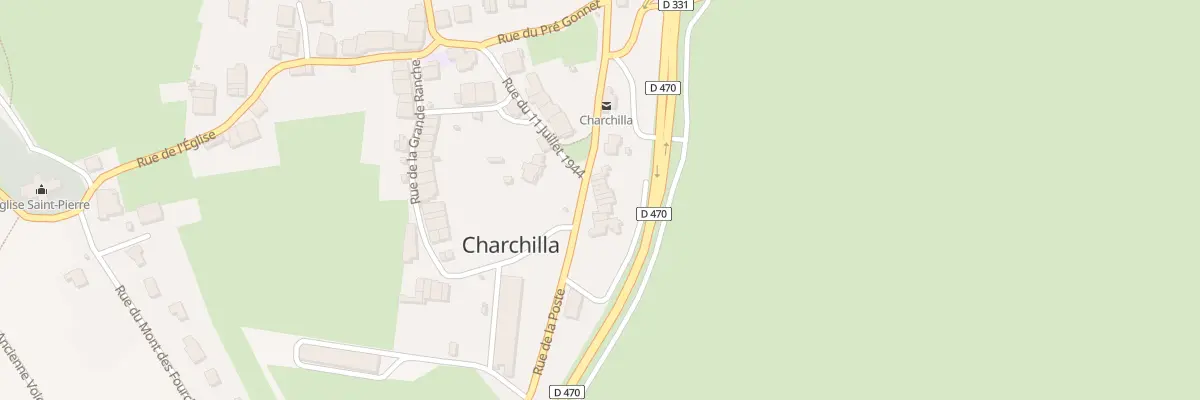 Plan du 11 Rue de la Poste à Charchilla