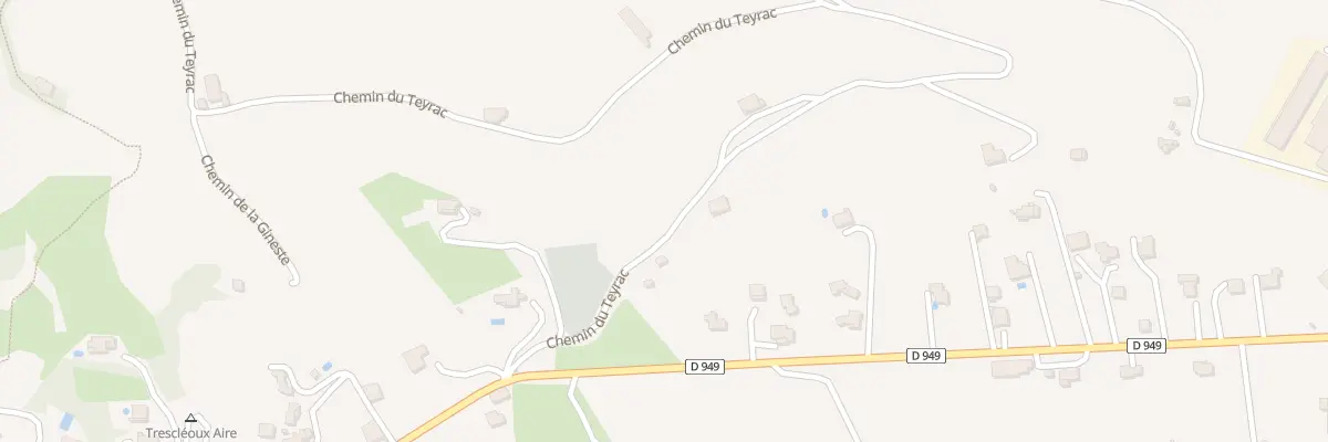 Plan du 5103 Le Monestier à Trescléoux
