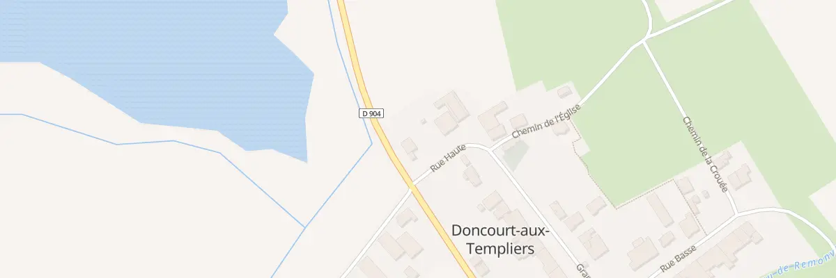 Plan du 1 Rue Haute à Doncourt-aux-Templiers
