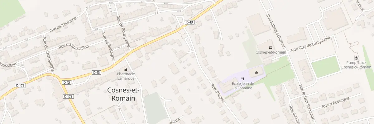 Plan du 2A Rue d’Anjou à Cosnes-et-Romain