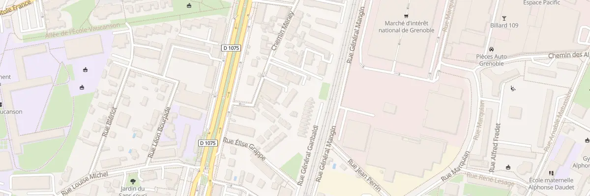 Plan du 37 Che Meney à Grenoble