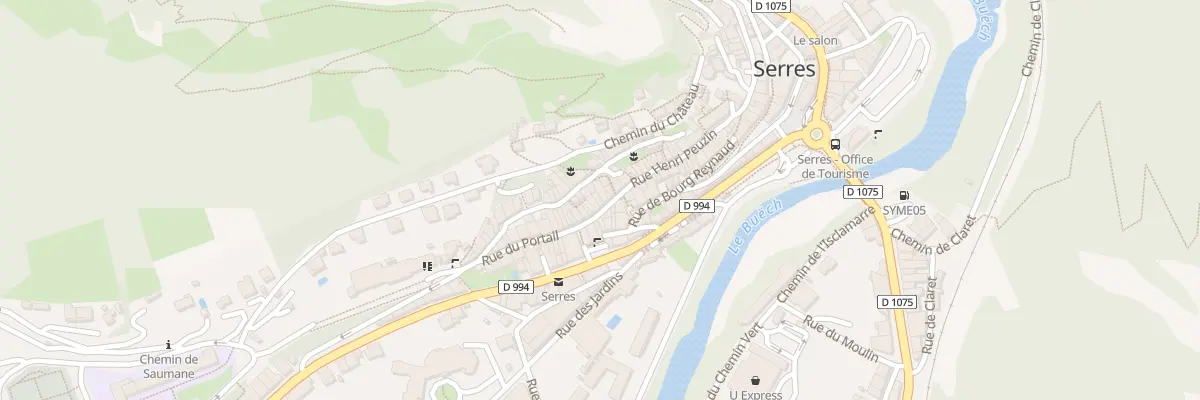 Plan du 70 Rue Henri Peuzin à Serres