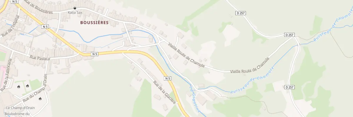 Plan du 80 Rue de Boussières à Poligny