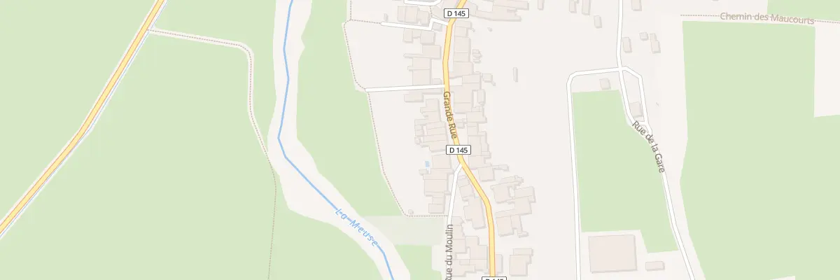 Plan du 20 Gr La Grande Rue à Sauvigny