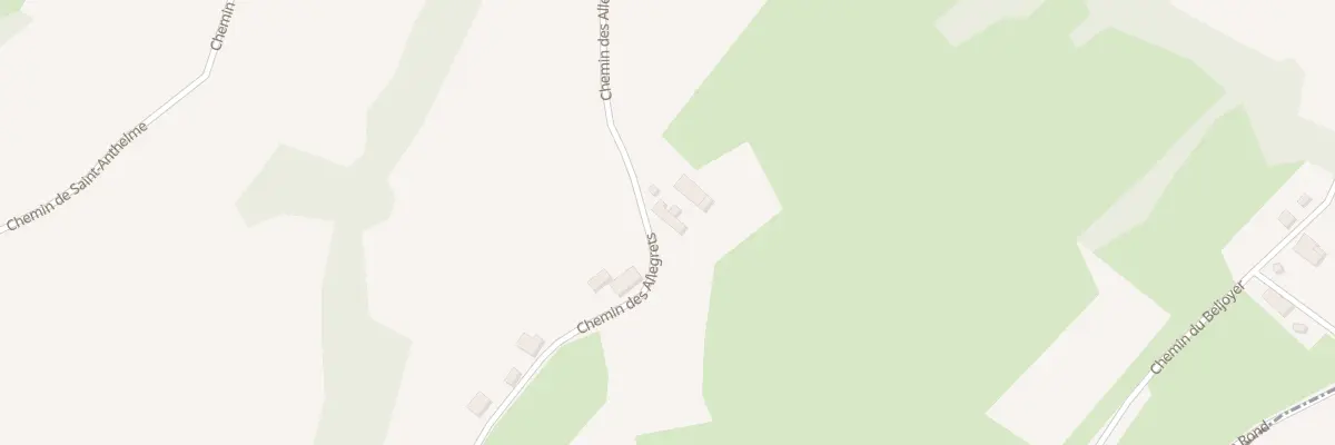 Plan du 720 Che des Allegrets à Miribel-les-Échelles