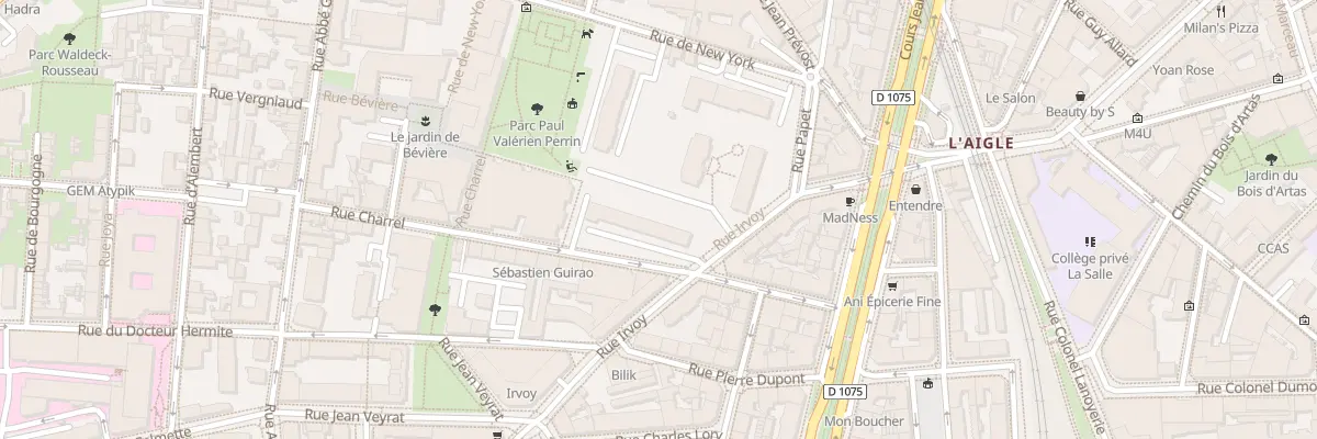 Plan du 10 Rue Charrel à Grenoble