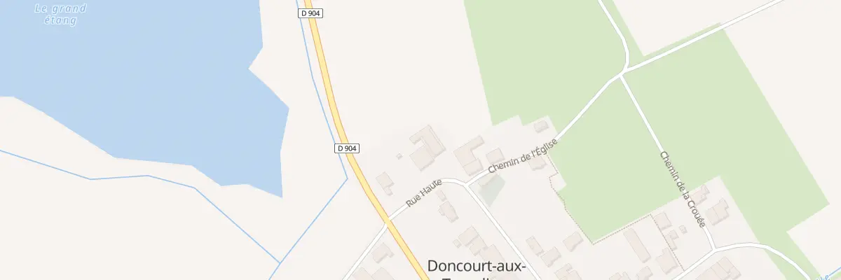 Plan du 3 Rue Haute à Doncourt-aux-Templiers