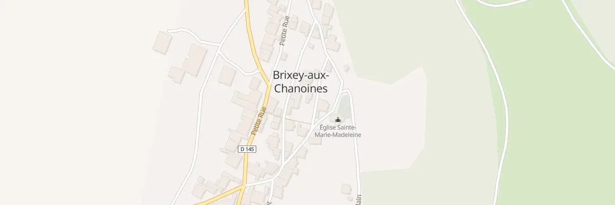 Plan du 4 Gr La Grande Rue à Brixey-aux-Chanoines