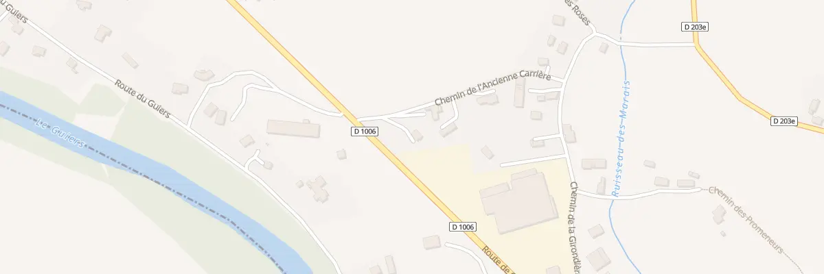 Plan du 219 Che de l’Ancienne Carrière à Saint-Béron