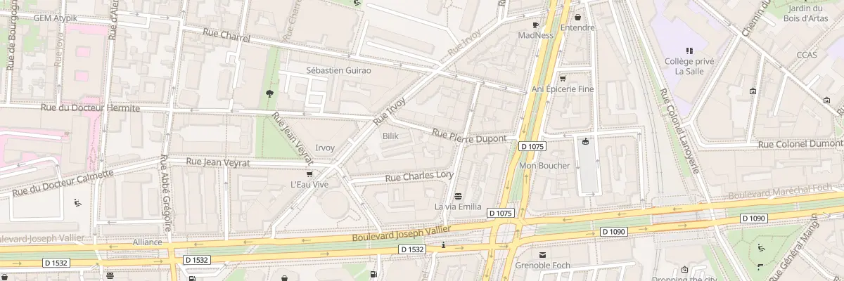 Plan du 9 Rue Pierre Dupont à Grenoble