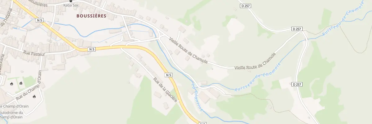 Plan du 82 Rue de Boussières à Poligny