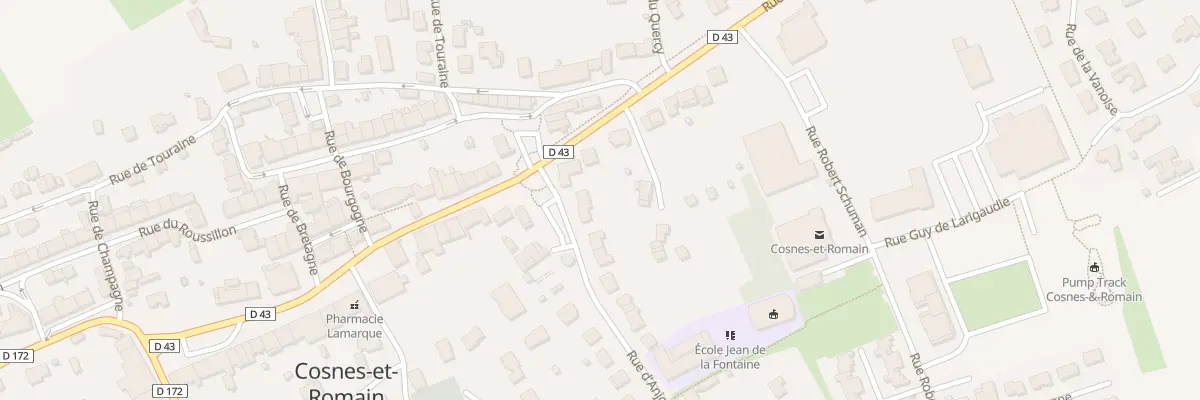 Plan du 1B Rue d’Anjou à Cosnes-et-Romain
