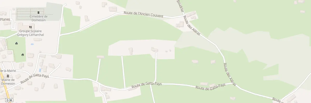 Plan du 505A Rte de Gatta Pays à Domessin