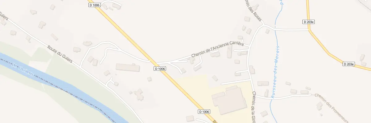 Plan du 183 Che de l’Ancienne Carrière à Saint-Béron