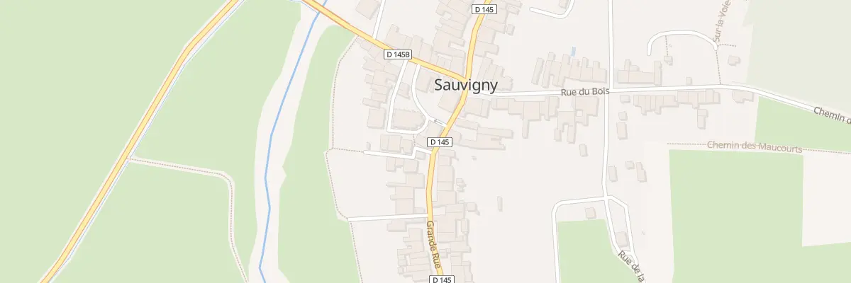 Plan du 6 Gr La Grande Rue à Sauvigny