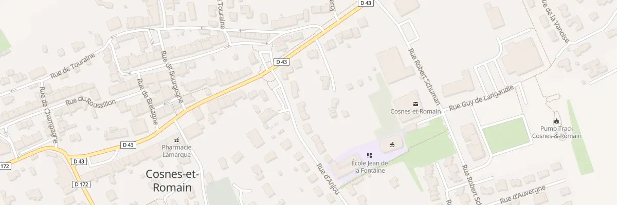 Plan du 3 Rue d’Anjou à Cosnes-et-Romain