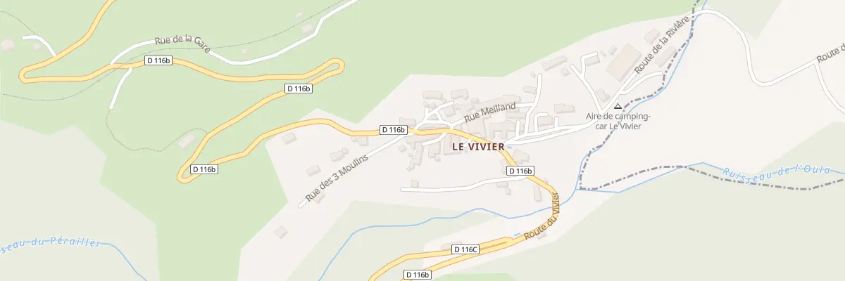 Plan du 210 Rte du Vivier à La Motte-Saint-Martin