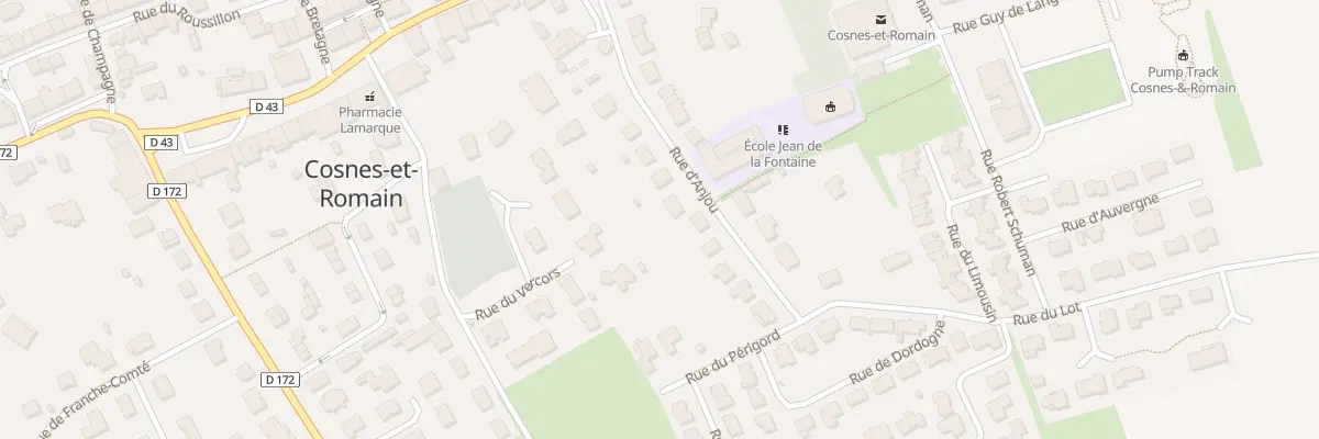 Plan du 10 Rue d’Anjou à Cosnes-et-Romain