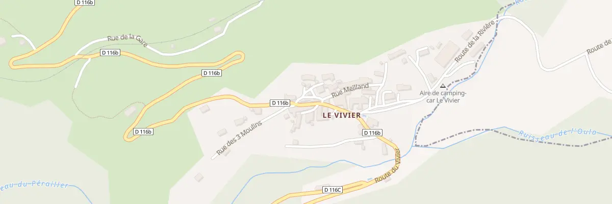 Plan du 221 Rte du Vivier à La Motte-Saint-Martin