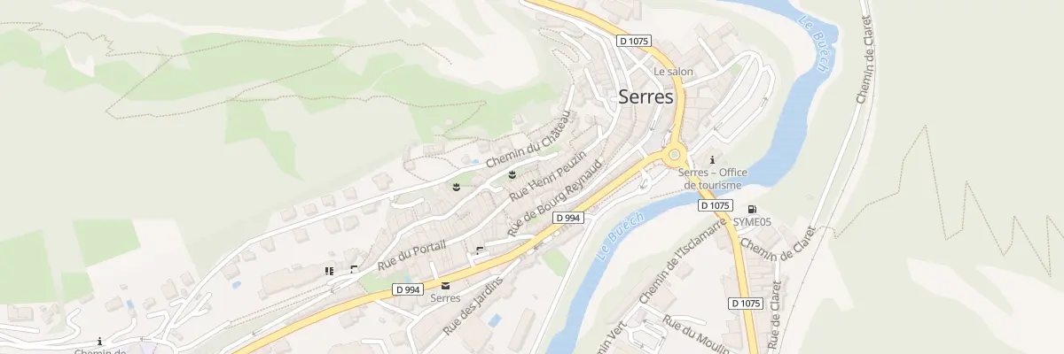 Plan du 54 Rue Henri Peuzin à Serres