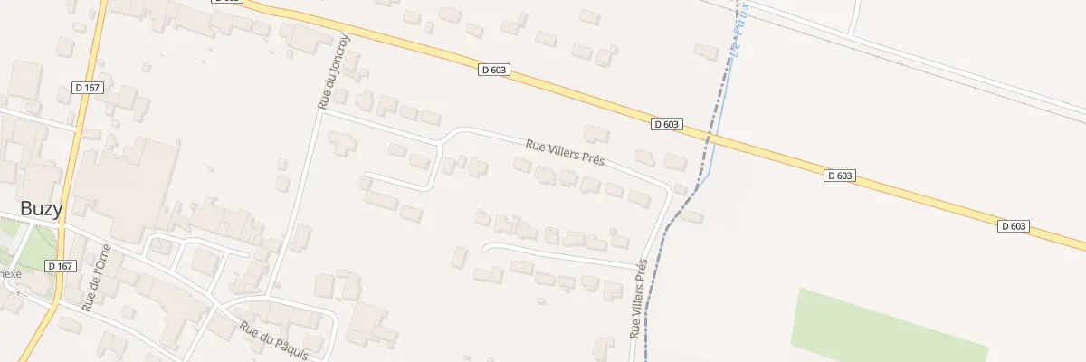 Plan du 16 Rue de Villers Pres à Buzy-Darmont