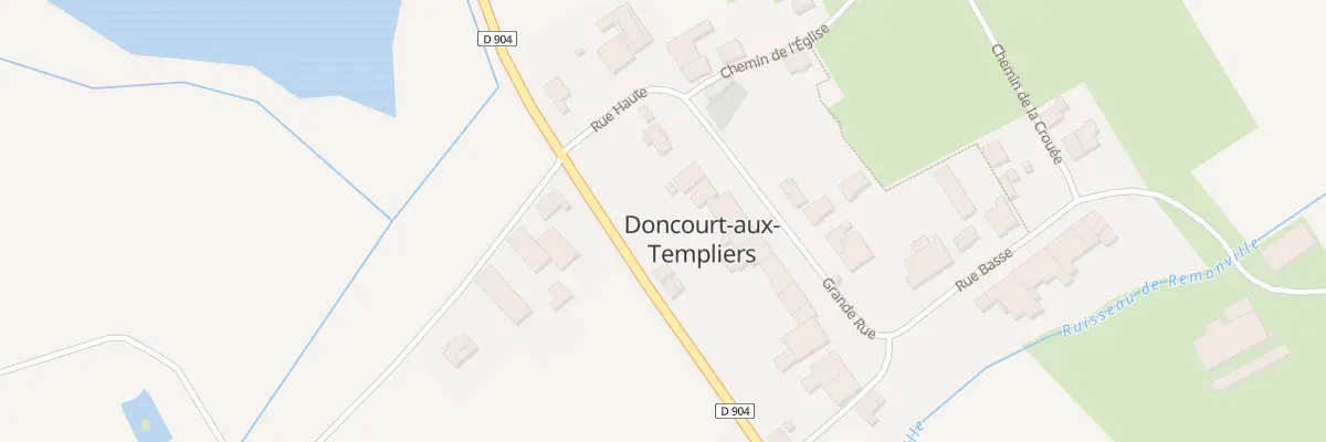 Plan du 6 Gr Grande Rue à Doncourt-aux-Templiers