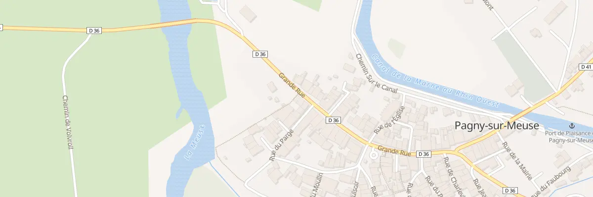 Plan du 41 Grande Rue à Pagny-sur-Meuse