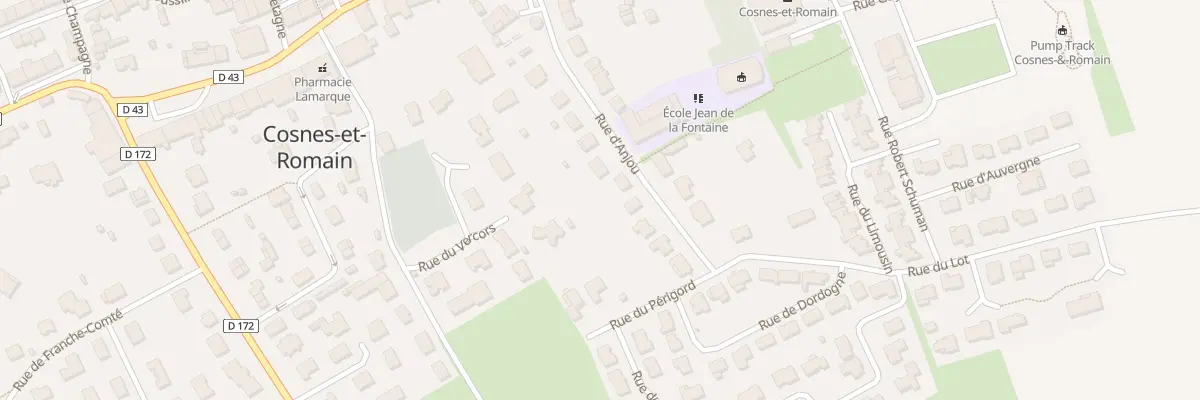 Plan du 12 Rue d’Anjou à Cosnes-et-Romain