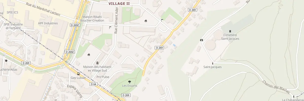 Plan de la Rue de Stalingrad à Échirolles