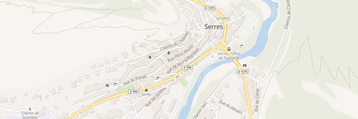Plan du 55 Rue Henri Peuzin à Serres