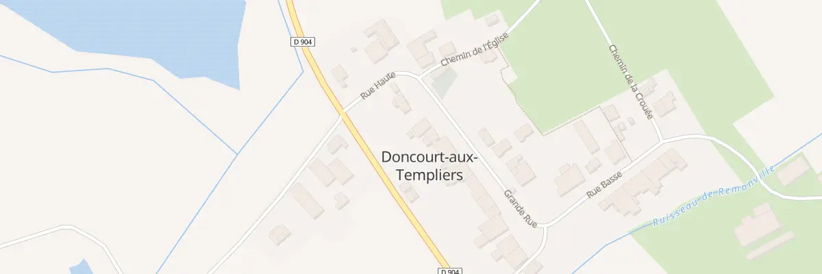 Plan du 4 Gr Grande Rue à Doncourt-aux-Templiers