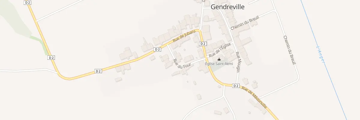 Plan du 78 Rue du Four à Gendreville