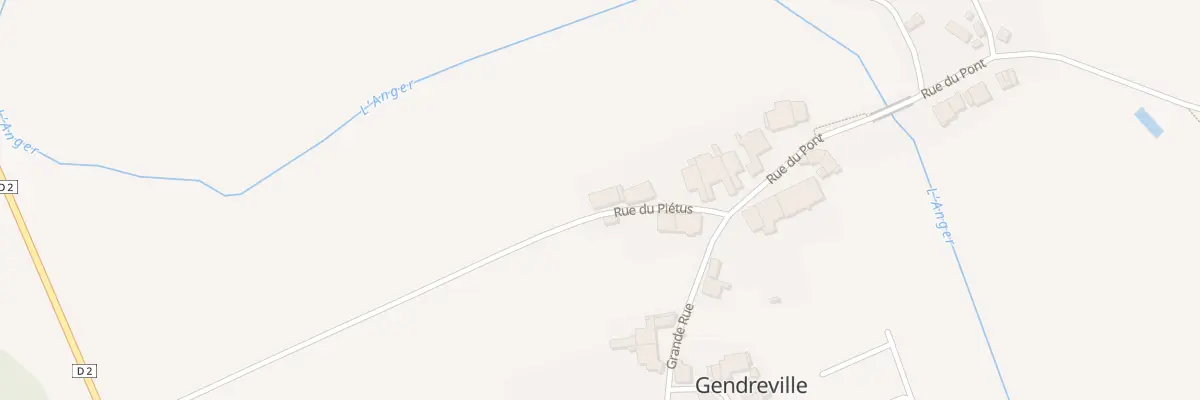 Plan du 77 Rue du Pietus à Gendreville