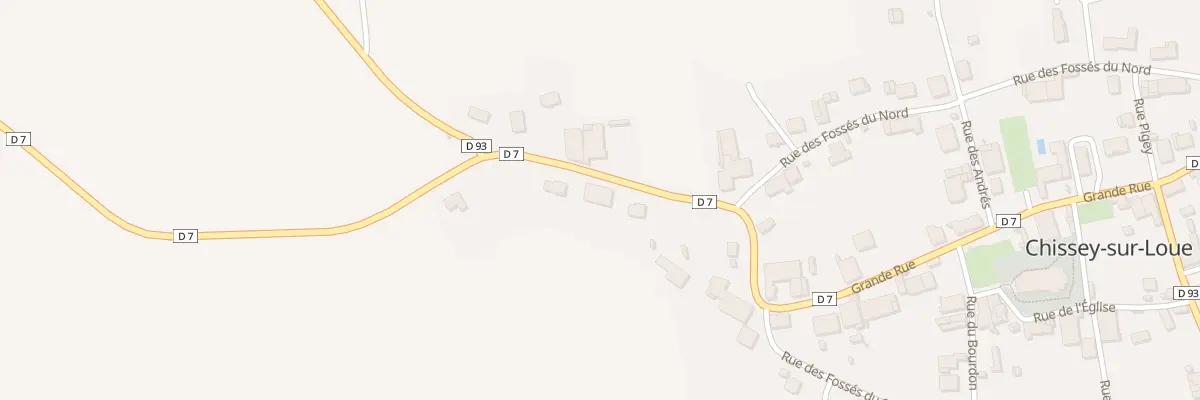 Plan du 5012 Au Village à Chissey-sur-Loue